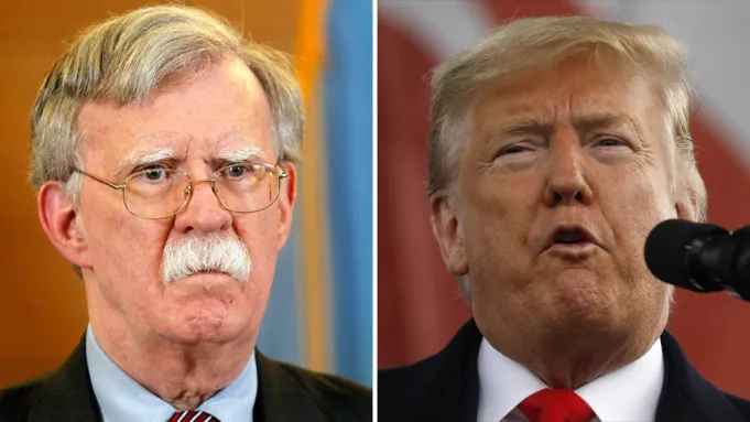 John Bolton and Donald Trump